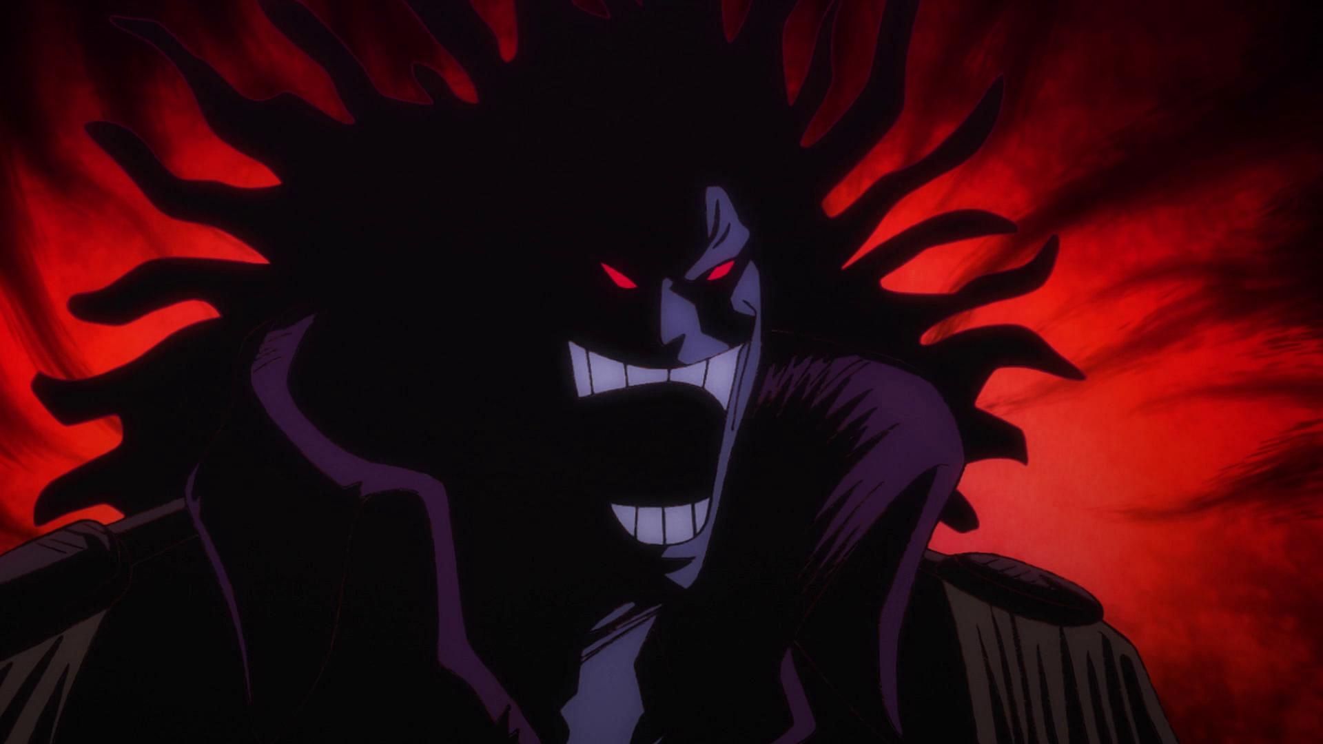 Rocks D. Xebec's menacing silhouette (Image via Toei Animation)